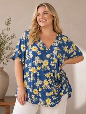 🎉5 for $45🎉 Cato top blouse shirt size 26W/28W